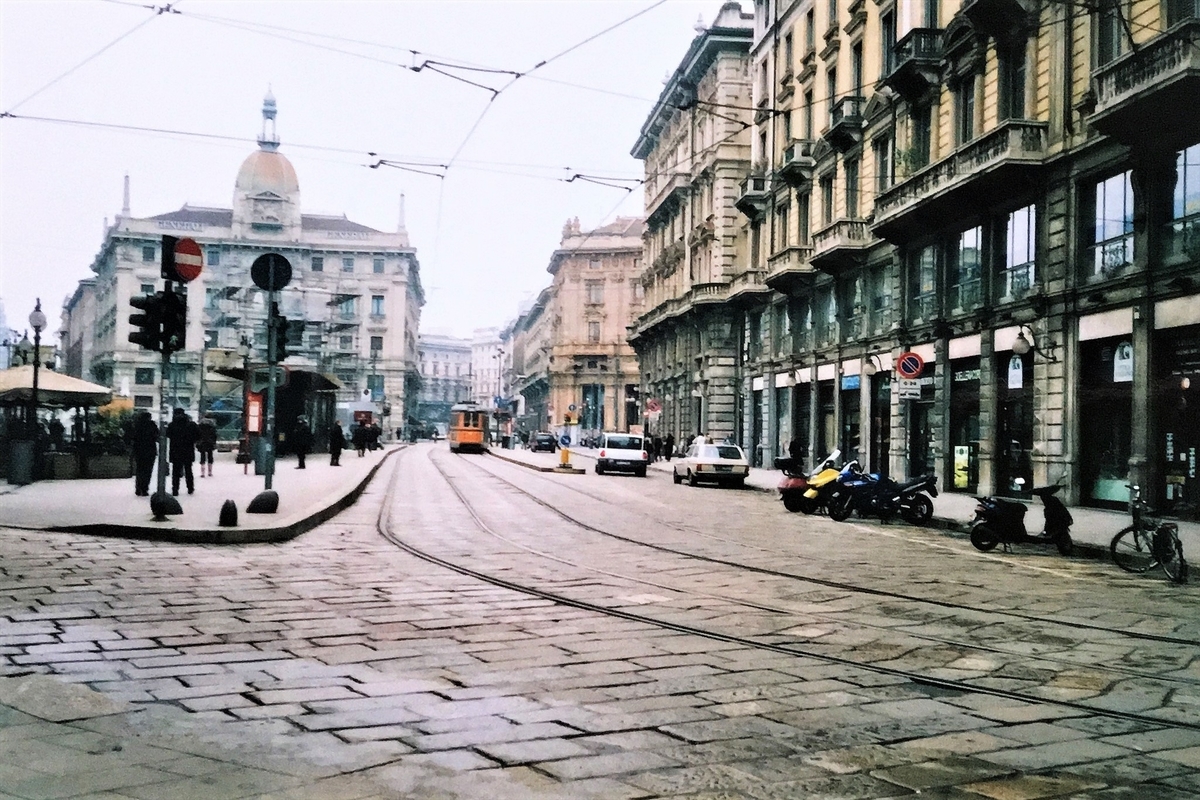 Trams in Milan