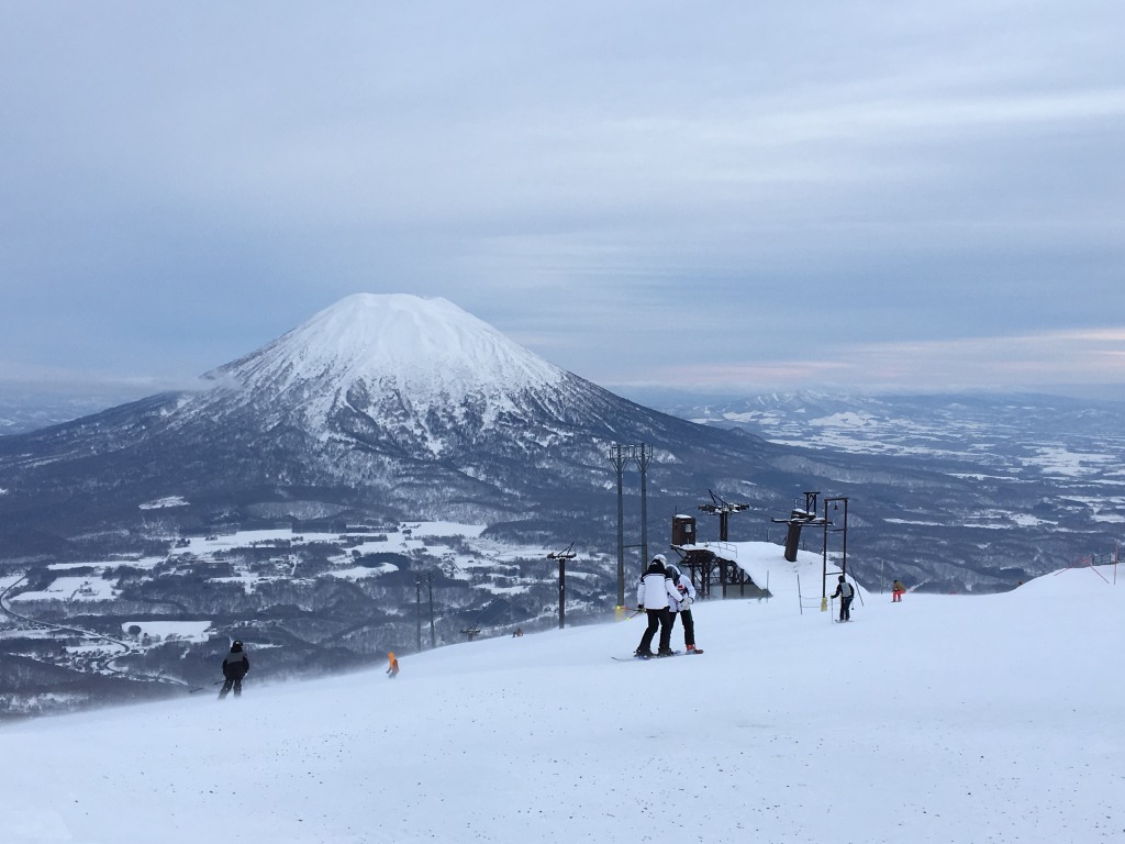 Mt. Yotei seen from Hirafu